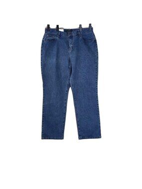Lauren Ralph Lauren Stanton Classic Straight Jeans 16W x 31 Blue Stretch Staple
